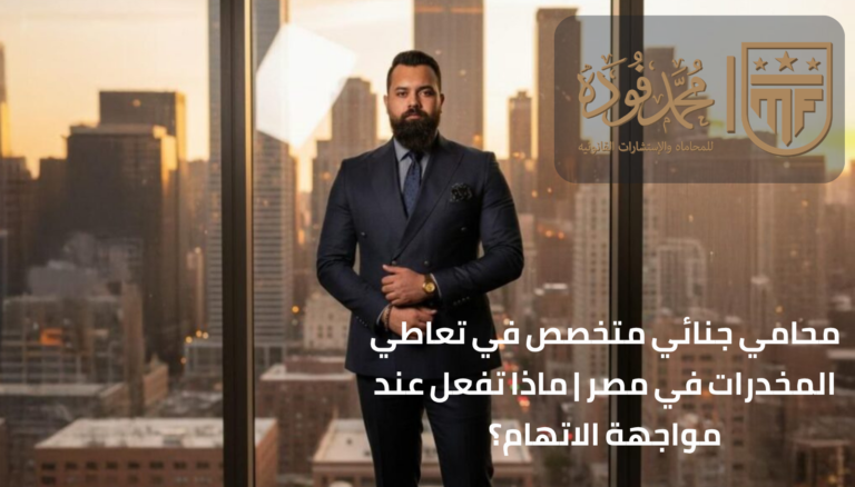 محامي جنائي متخصص في تعاطي المخدرات في مصر | ماذا تفعل عند مواجهة الاتهام؟